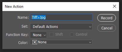 Photoshop Actions Tiff Jpg Name