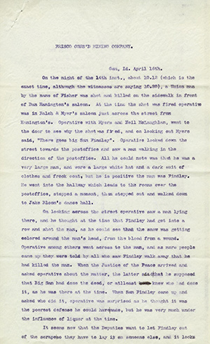 Letter to Mr. A. Burch