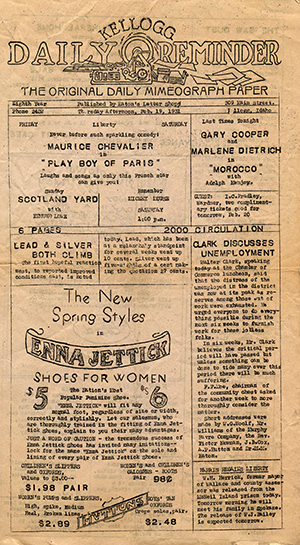 Kellogg Daily Reminder