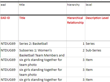 spreadsheet example